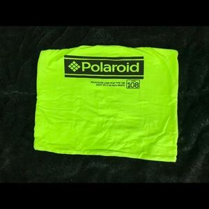 Neon Green/Yellow Polaroid Crop Top
